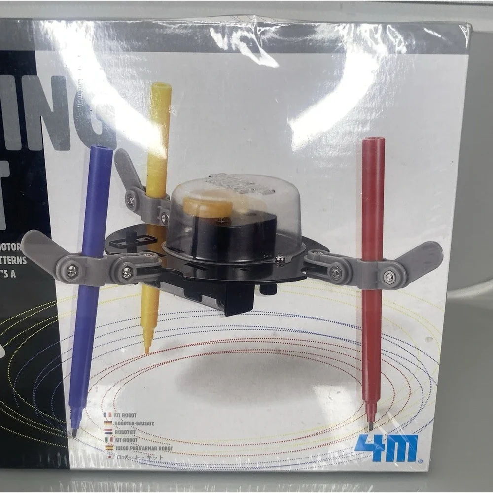 4M Doodling Robot Fun Mechanics Kit Build Art Create